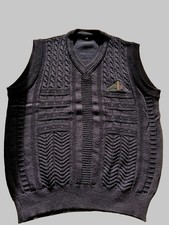 Vintage Strick Pullover Weste