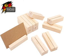 Holz Kartenhalter Tischkartenständer Postkartenhalter Fotohalter Hochzeiten Rest