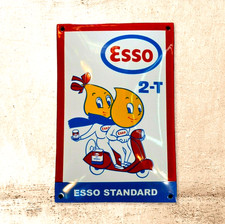 Emailliertes Schild ESSO