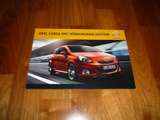 Opel Corsa OPC NÜRBURGRING EDITION Prospekt 11/2012