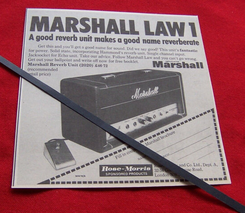 Marshall 2020 reverb unit - 2020, 1971