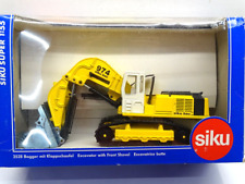 Siku Super 3528 Bagger mit Klappschaufel 1:55 schwarzes Band gebrochen, in OVP