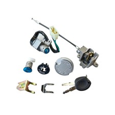 Schlosssatz Tank-Deckel Schloss-Set Zünd-Schloss Ersatzteile 50 ccm 2 T Roller