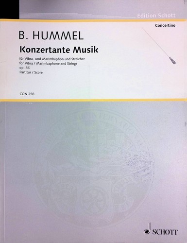 Konzertante musik für - op., 86: