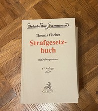Fischer Strafgesetzbuch StGB 67. Auflage 2020