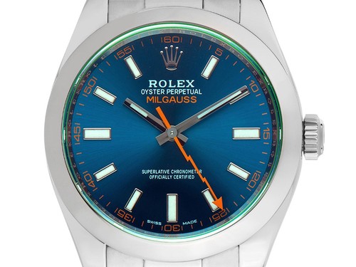 Rolex milgauss elektroblau - rolex,