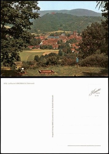 Ansichtskarte amorbach - ansichtskarte,
