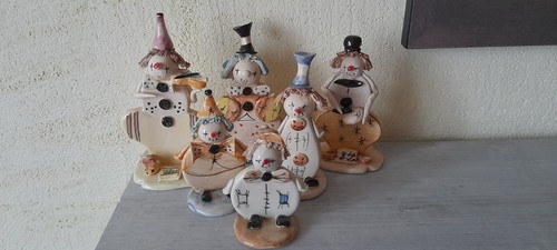 Clown figur keramik - clown,