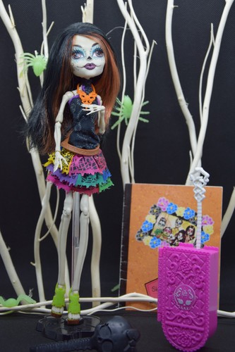 Monster high puppe skelita - high,