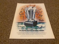 JBF66 WERBUNG 11X8 FENDER