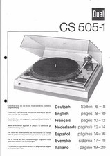Dual Bedienungsanleitung für CS 505-1  Copy