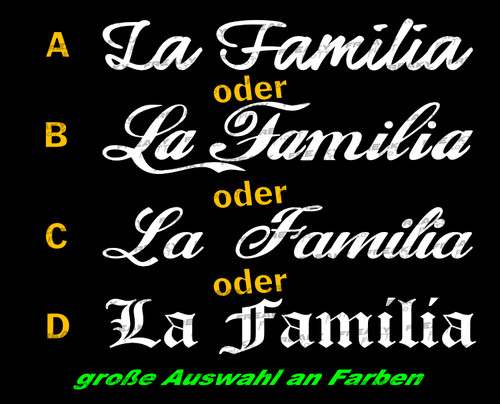 Familia auto aufkleber - la,