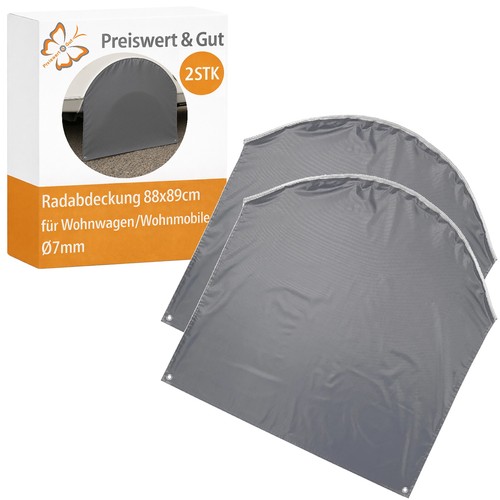 Radabdeckung wohnwagen - 2x,