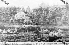 Fk  Görlitz i.Schl.- Jahr 1928 - Neiße, Eiskeller, Bootshaus und Aktienbrauerei.