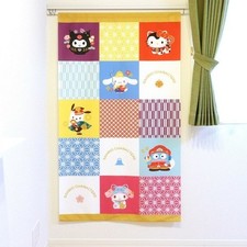 JP Made Sanrio Glücksbringer Vorhang - süß Kawaii Hello Kitty Cinnamoroll Poc...