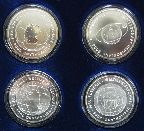 Silbergedenkmünzen - 4x, 10€