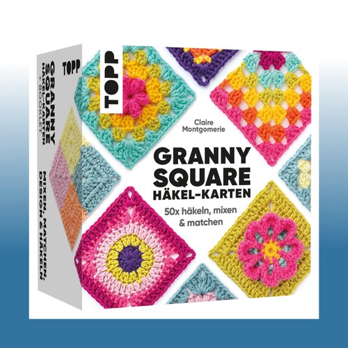 Granny square häkel karten - granny, häkel-karten