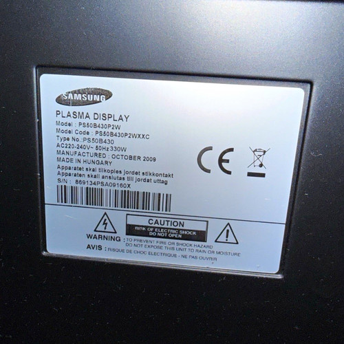 Samsung ps50b430p2w zoll - samsung, 50