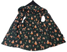 Wollwalkweste Weste Reh Waldtiere  Fuchs Wendeweste Kapuze Baby Kinder Handmad