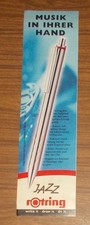 Seltene Werbung ROTRING JAZZ