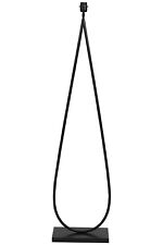 Light & Living Lampenfuß Lampenständer Lampenunterteil Schwarz Metall H 137 cm