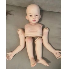 30" Painted Reborn Doll Kit Handmade Reborn Toddler with Veins No Hair Gifts