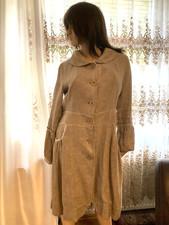 Leinenmantel Trenchcoat  von   Daivuze Gr.40-42 hell grau made in Lithunia