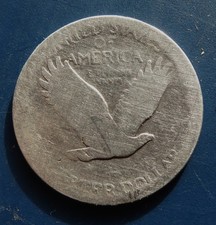 One Quarter Dollar Silber 25 Cent USA standing Liberty Eagle 1916-1930