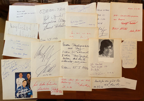 Person autogrammsammlung - in, person-autogrammsammlung