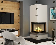 Kaminbausatz 🟡 VHB Ofen Kamin Holzofen IMPERIAL br Smart 2LTh-S 7,5KW Hajduk