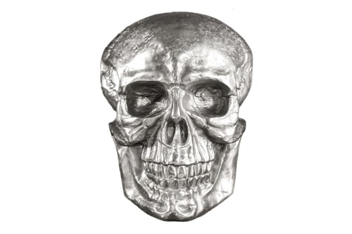 Deko statue wand totenkopf - statue,