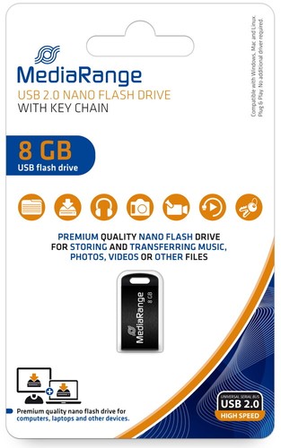 Mediarange usb stick 8gb - mediarange,