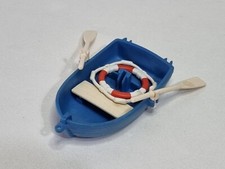 Playmobil 3865 Blaues Boot Boot Floß Ruder Rettungsschwimmer Set Marine Wal Orca