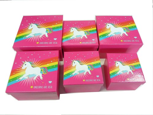 Einhorn boxen 6er set - 6er,