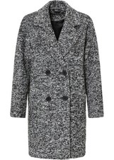 Caban-Mantel mit Wollanteil