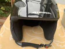 Alpina skihelm Schwarz Gr