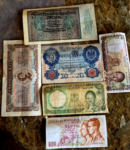 Lot banknoten papiergeld welt - lot, banknoten/papiergeld