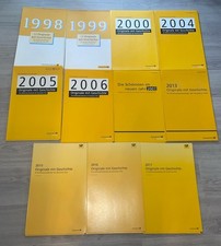 11 x Deutsche Post Briefmarken Kalender 1998-2000,2004-2006,2007,2013,2015-2017