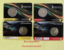 2 Euro Belgien 2025 "Rennstrecke Spa" Auswahl: NL, Fr, NL+FR, Coin Card
