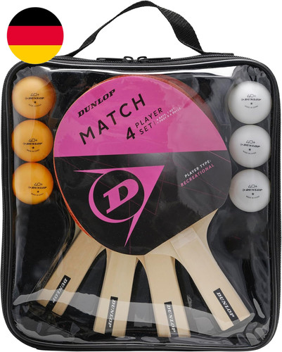 Dunlop tischtennis set - set, match