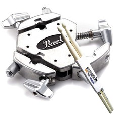 Pearl Multiklammer ADP-30 mit keepdrum Drumsticks 1 Paar