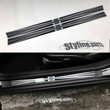 EINSTIEGSLEISTEN EDELSTAHL UNION JACK BLACK passt für MINI  COOPER R50 R52 R53