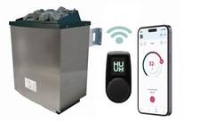 Saunaofen finnisch 9kW mit Steuergerät HUUM UKU WIFI und App Steuerung Sparset