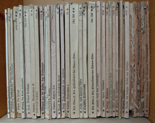 Antiquarische reclam bücher - antiquarische,