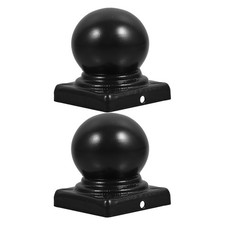  2 Pcs Zaunpfosten Abdeckung