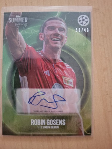 Robin gosens autogramm - gosens,