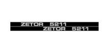 Zetor 5211 2x schriftzug - zetor, (