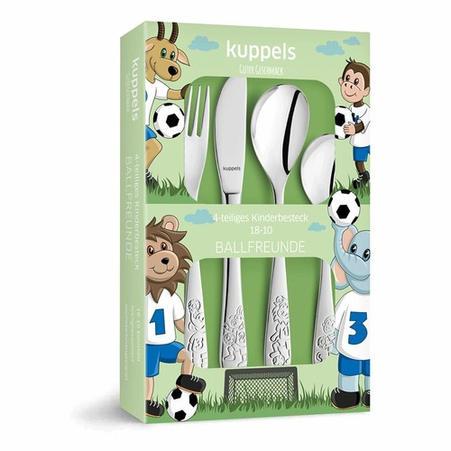 Kinderbesteck ballfreunde - kinderbesteck,