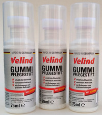 (57,69€/L) 3x 75 ml Velind Gummipflegestift Gummipflege Türdichtungen Winter