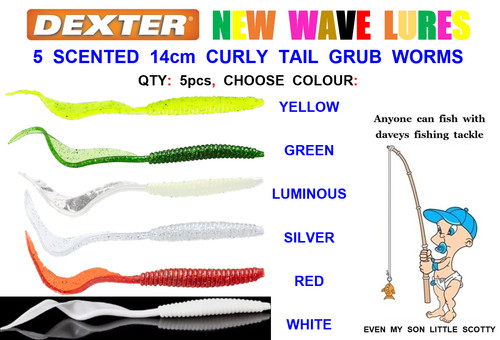 Duftende 14cm curly tail - 5,